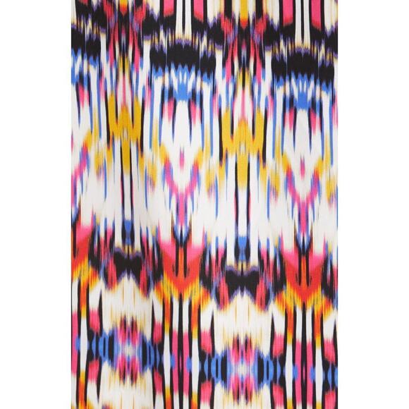 Le Superbe Button Down Blouse Ex Boyfriend Shirt Goa Goa Print – Size 0 / Small - Picture 6 of 14